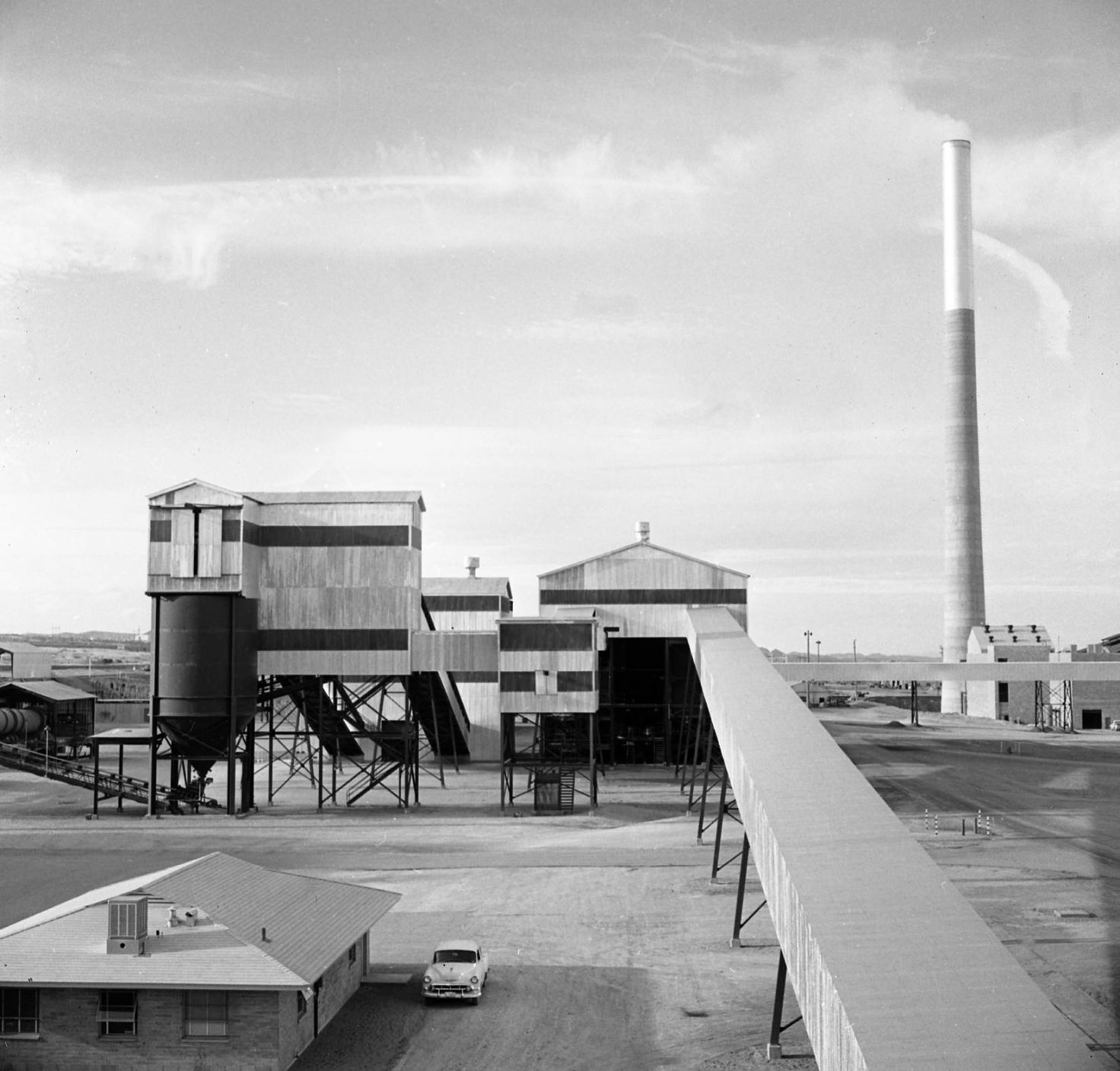 San Manuel copper mine and smelter